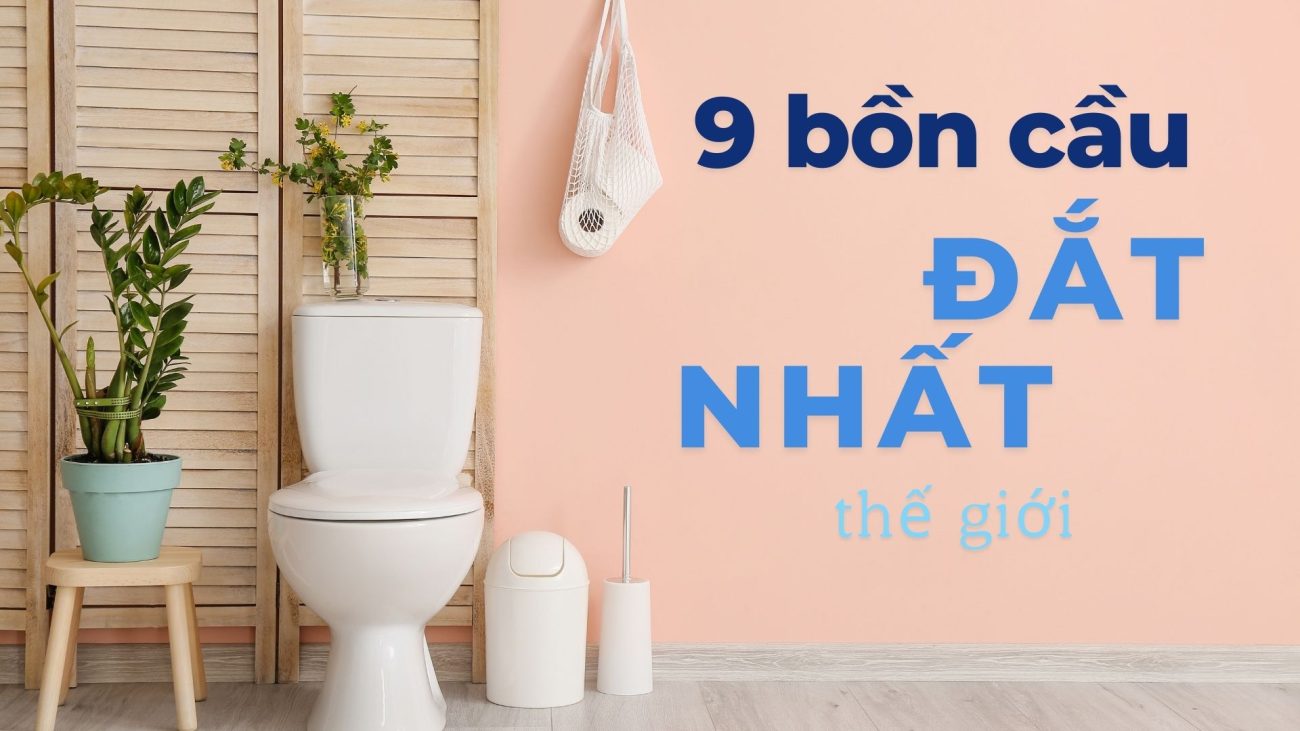 9 bồn cầu đắt nhất thế giới