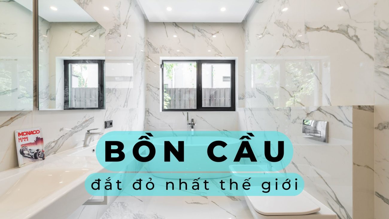 Những chiếc bồn cầu đắt đỏ nhất thế giới