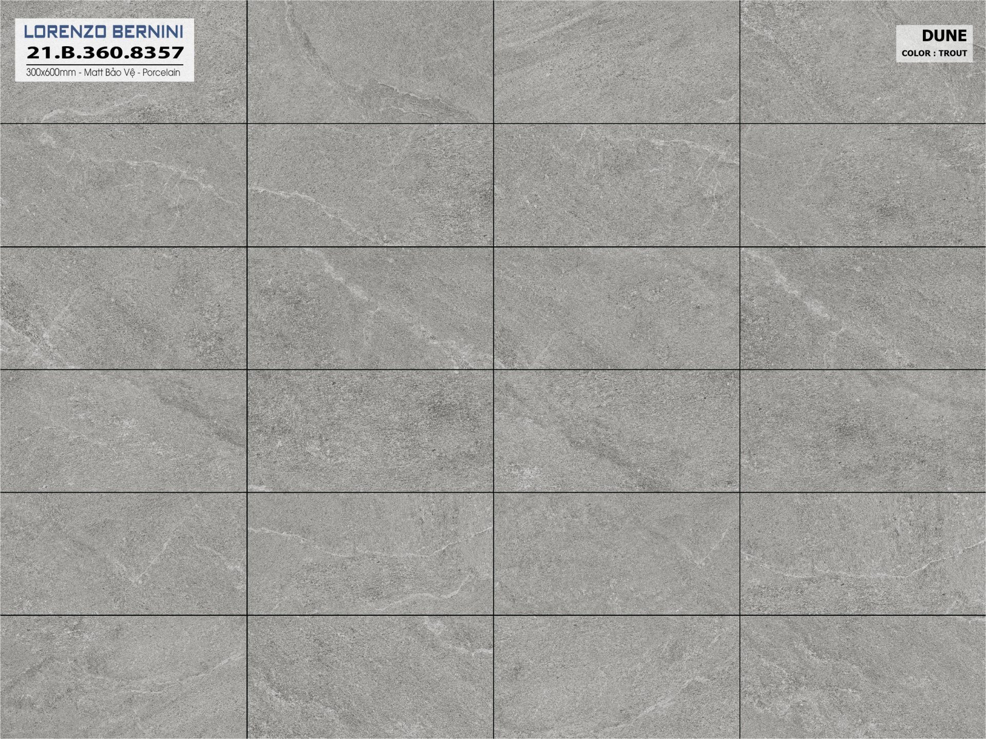 Gạch ốp lát Á Mỹ 300x600mm Dune 8357 - AMY Tây Hà