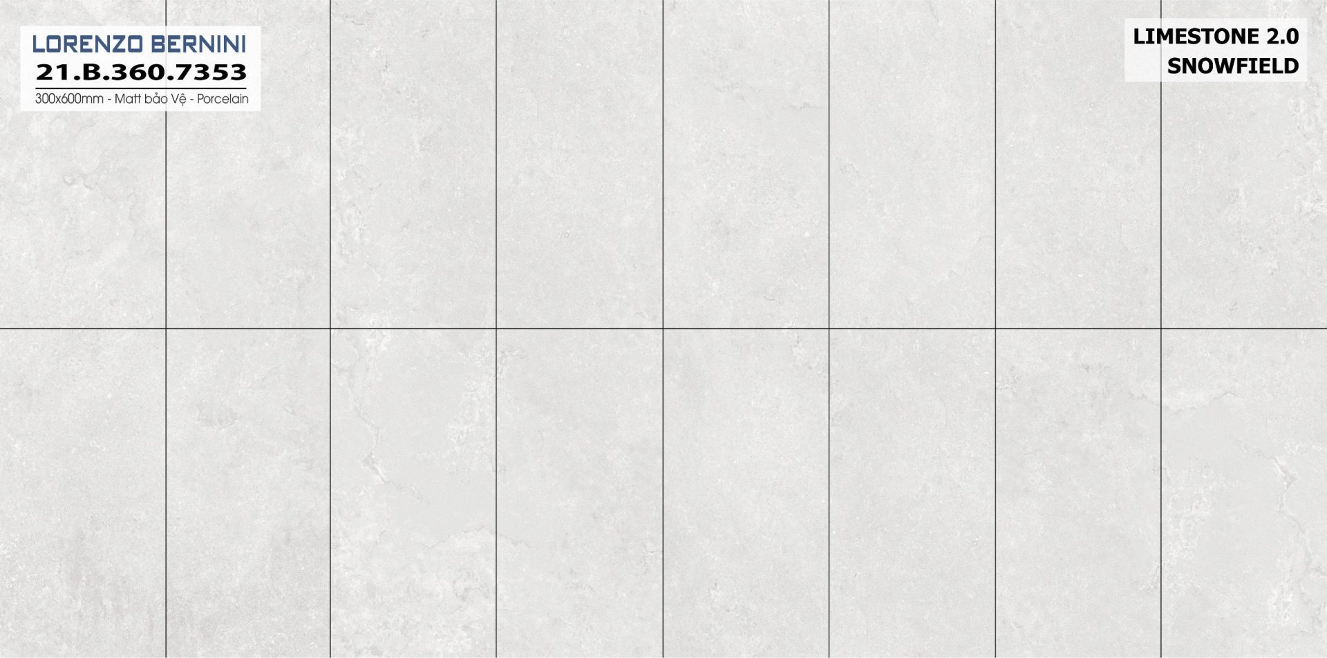 Gạch ốp lát Á Mỹ 300x600mm Limestone 7353 - AMY Tây Hà
