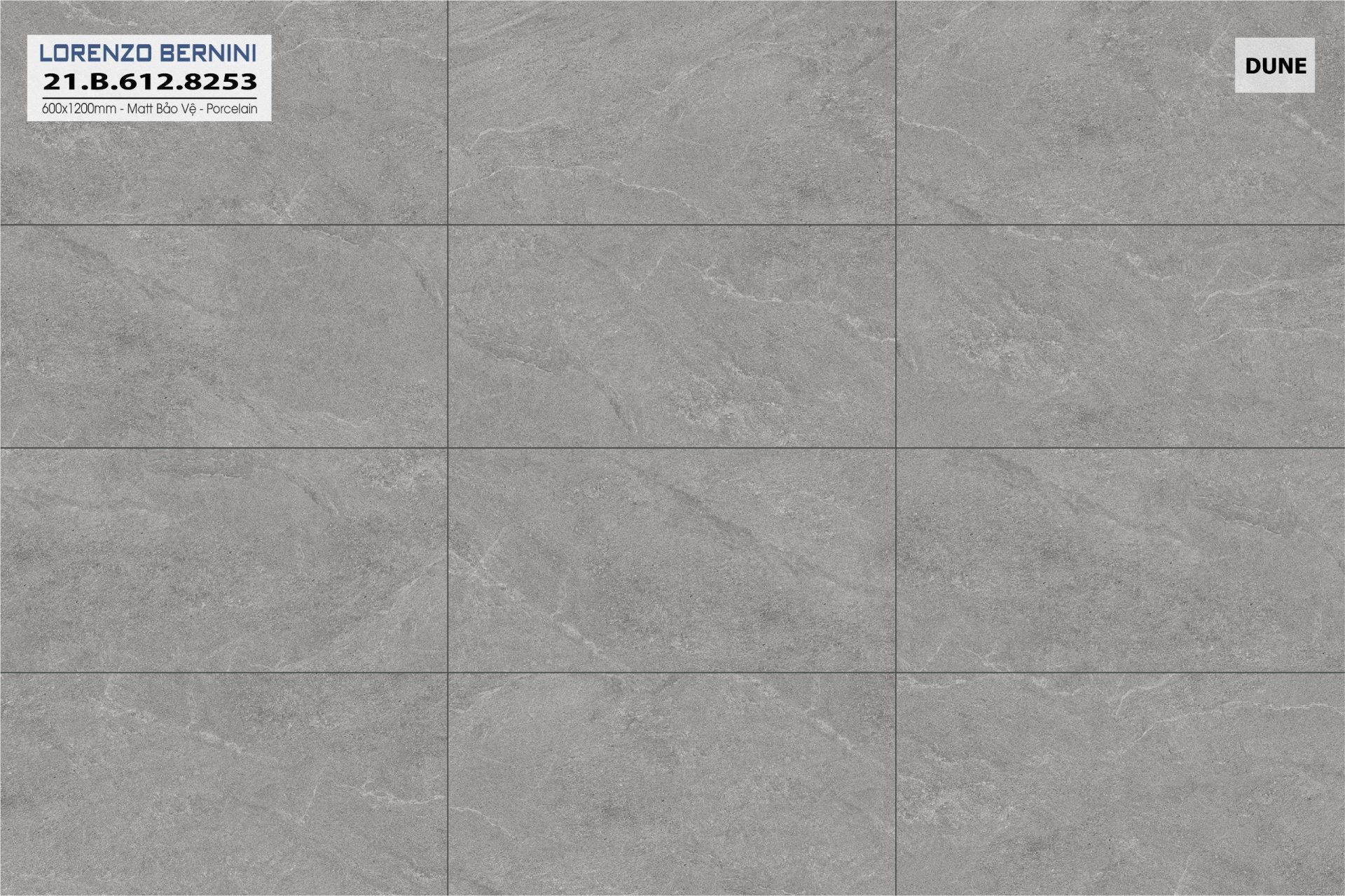 Gạch ốp lát Á Mỹ 600x1200mm Dune 8253 - AMY Tây Hà