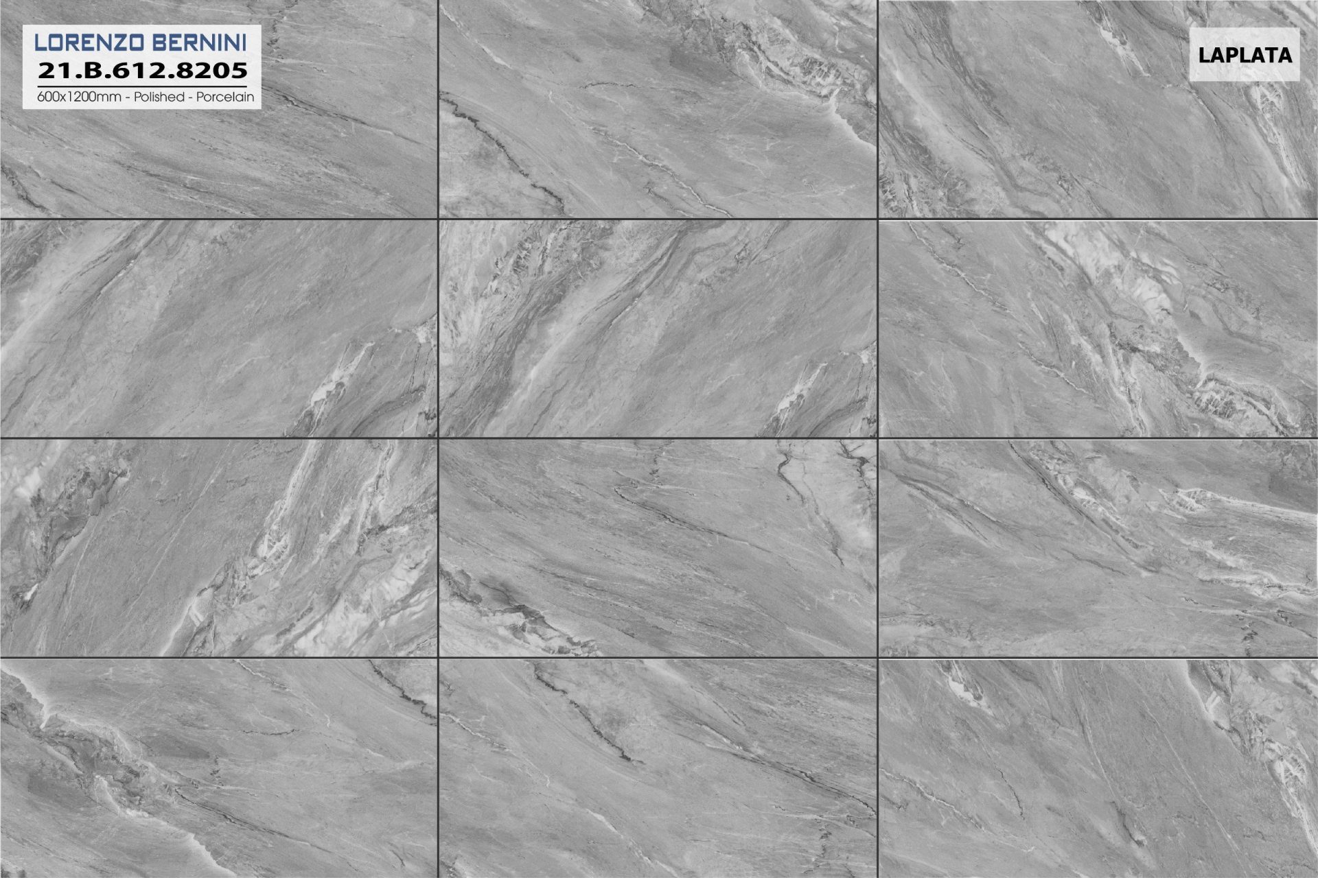 Gạch ốp lát Á Mỹ 600x1200mm La Plata 8205 - AMY Tây Hà