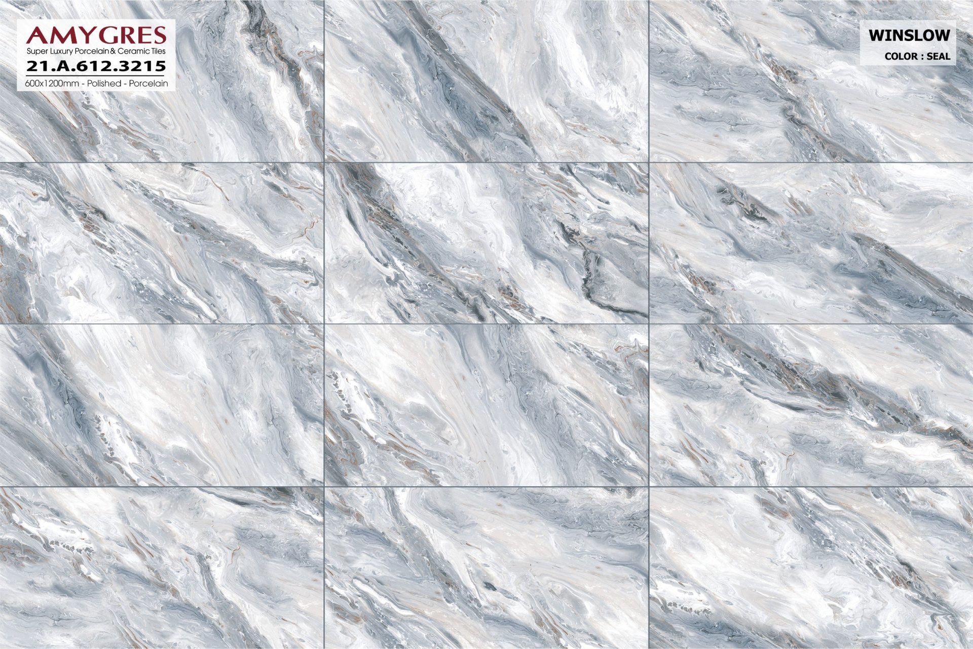 Gạch ốp lát Á Mỹ 600x1200mm Winslow 3215 - AMY Tây Hà