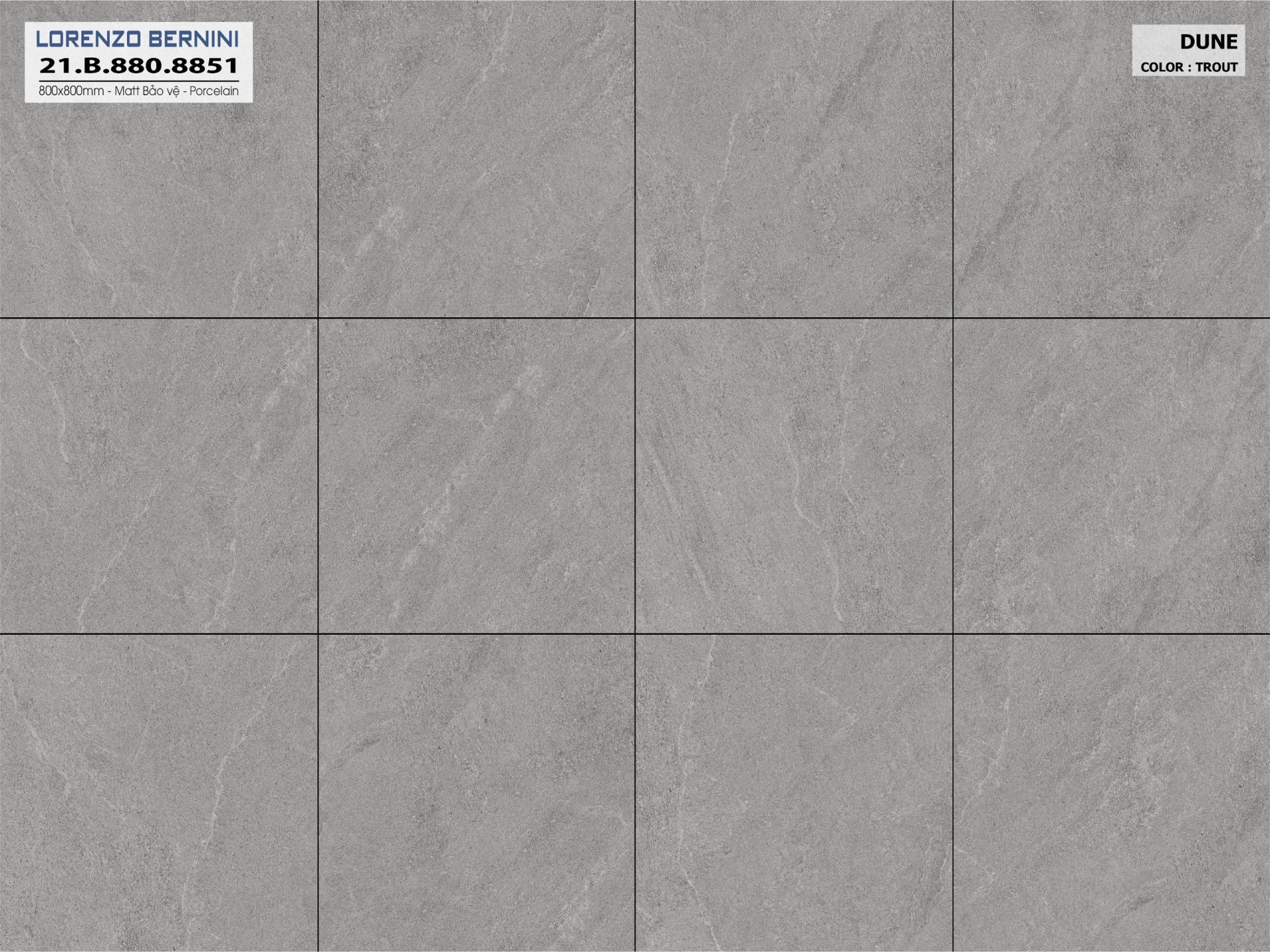 Gạch ốp lát Á Mỹ 800x800mm Dune 8851 - AMY Tây Hà