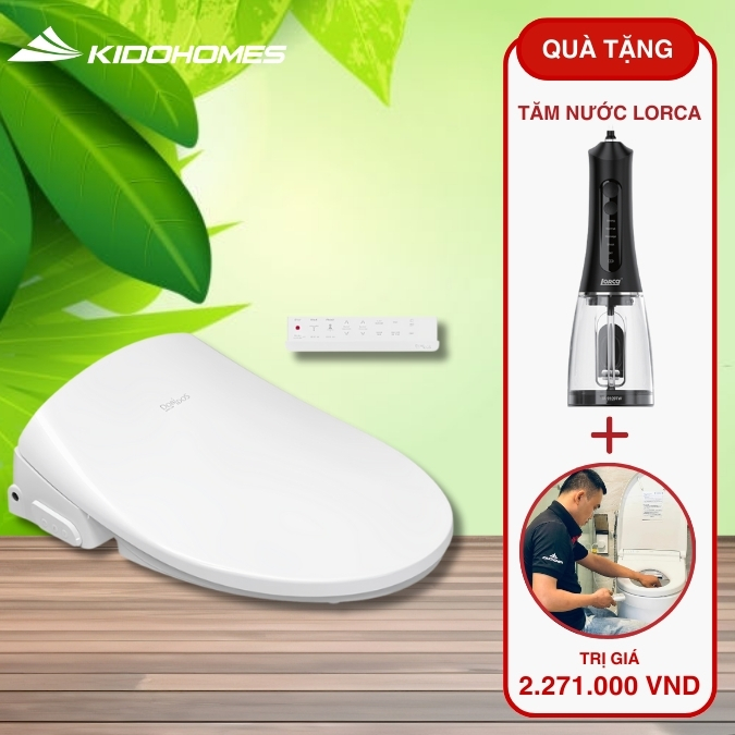 Nắp bồn cầu thông minh Daelim Dobidos DB 5600 - Kidohomes